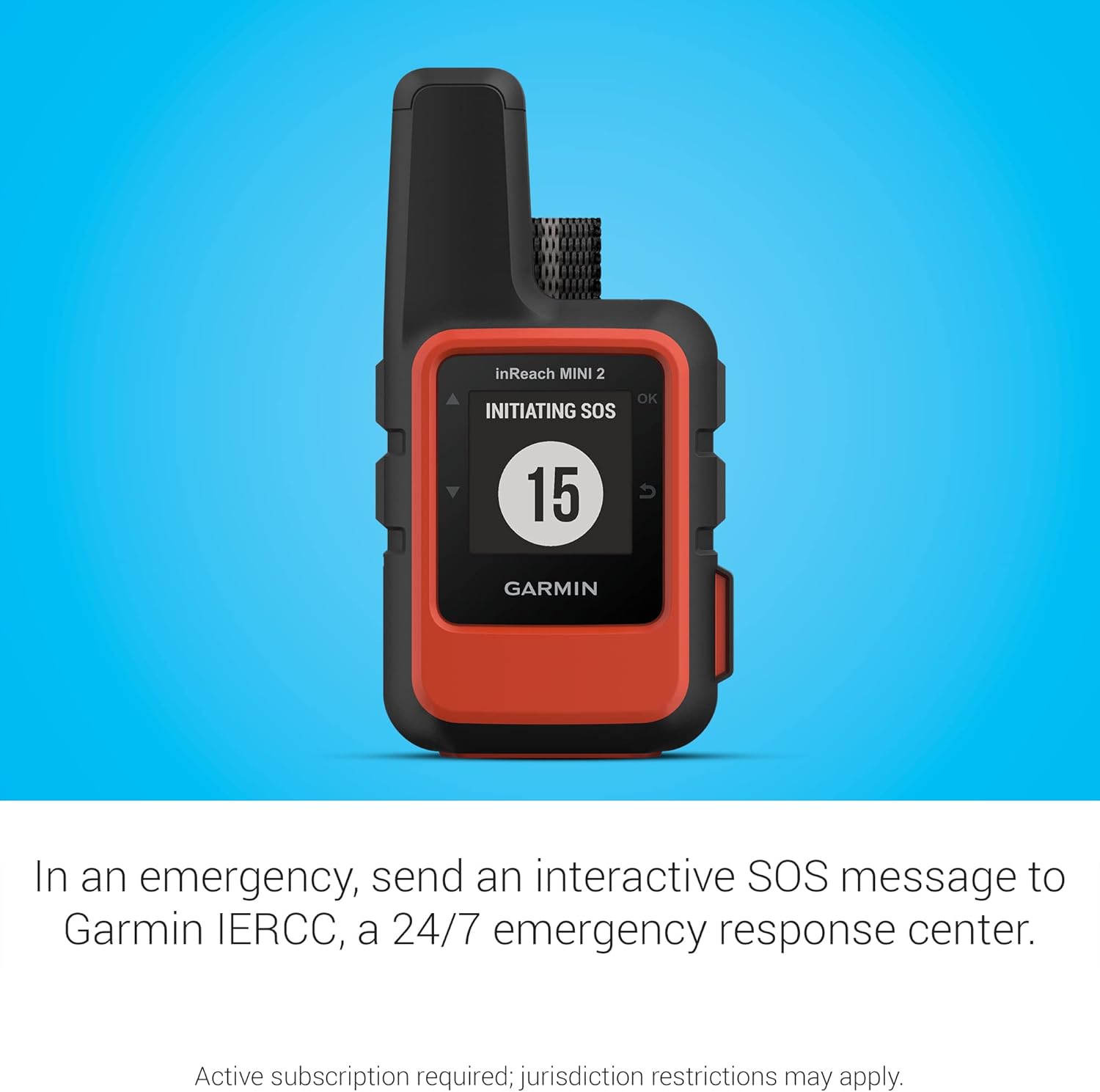 Garmin inReach Mini 2, Lightweight and Compact Satellite Communicator, Hiking Handheld, Orange - 010-02602-00 - Image 8