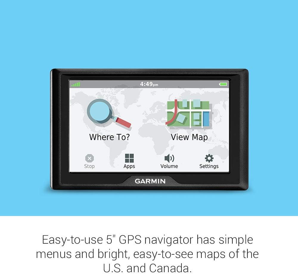 Garmin Drive 52, GPS Navigator with 5-inch Display, Simple On-Screen Menus and Easy-to-See Maps (Renewed) - Image 5