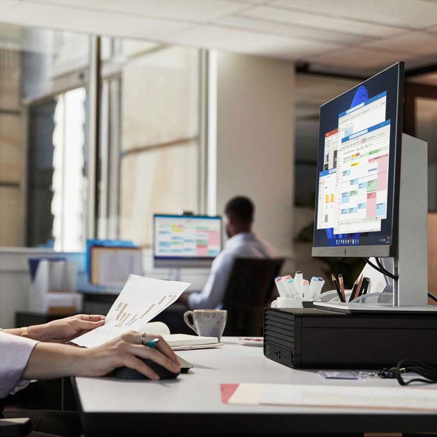 HP ProDesk 400 G9 Small Form Factor Business Desktop, Intel i7-12700 Processor, 32GB RAM, 1TB PCIe SSD, Wi-Fi 6, HDMI, Type-C, RJ-45, Display Port, Wired KB and Mouse, Windows 11 Pro, Black - Image 6