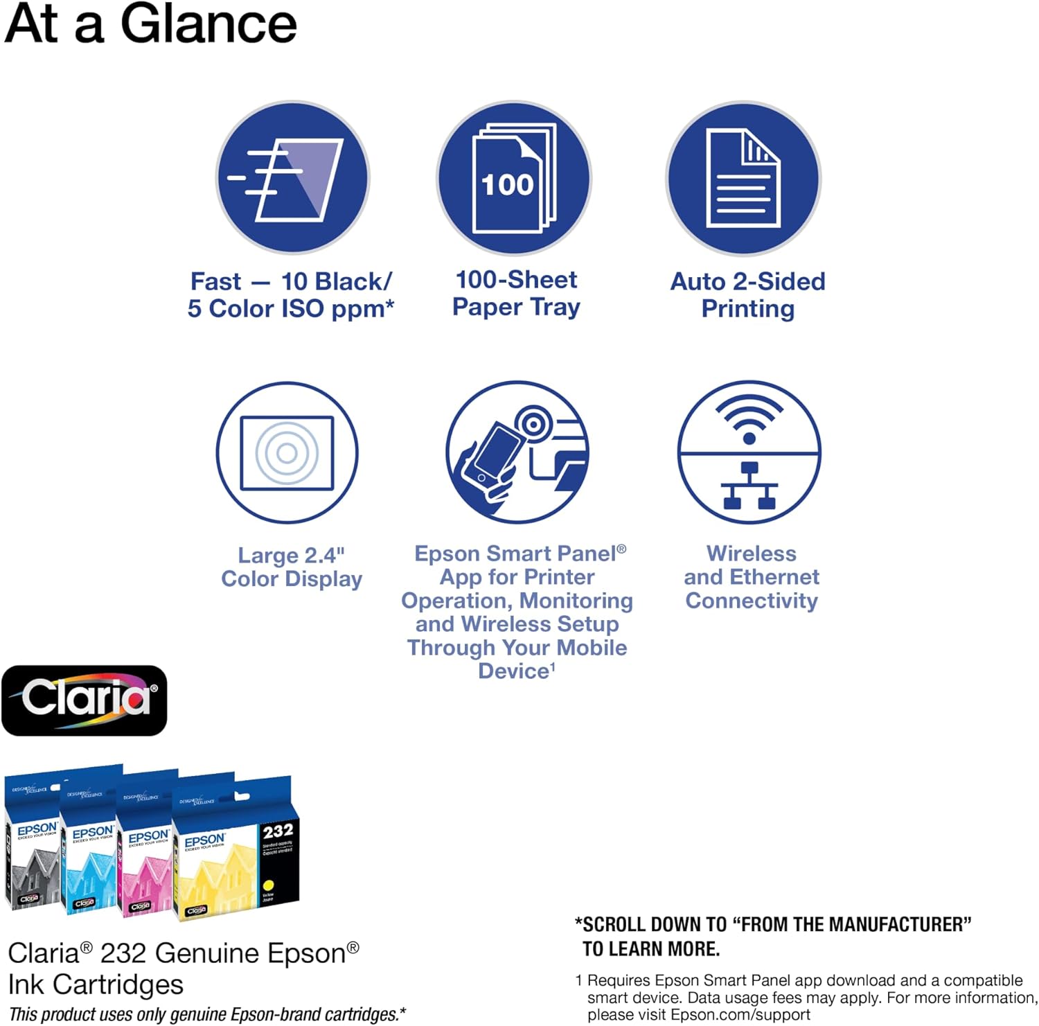 Epson Expression Home XP-4200 Wireless Color All-in-One Printer with Scan, Copy, Automatic 2-Sided Printing, Borderless Photos and 2.4" Color Display,Black - Image 3