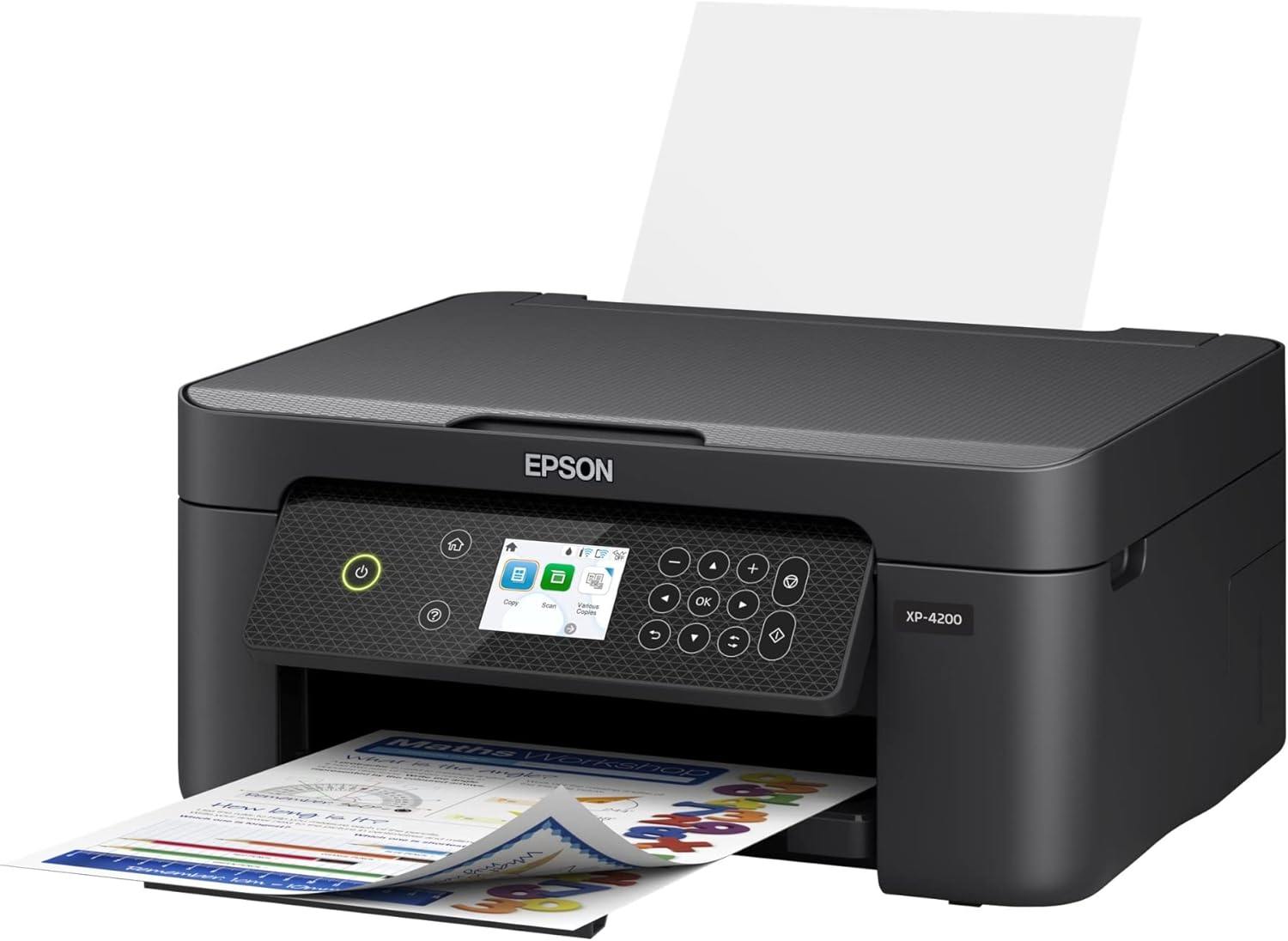Epson Expression Home XP-4200 Wireless Color All-in-One Printer with Scan, Copy, Automatic 2-Sided Printing, Borderless Photos and 2.4" Color Display,Black - Image 6