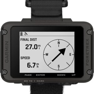 Garmin Foretrex 801, Wrist-Mounted GPS Navigation with Strap, Upgraded Multi-Band GNSS, Longer Battery Life