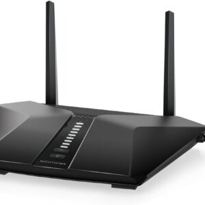 NETGEAR Nighthawk WiFi 6 Router (RAX54S) AX5400 5.4Gbps Wireless Speed – Dual-Band Gigabit Router – Covers 2,500 sq. ft., 25 Devices – Built-in VPN, USB 3.0, Gaming, 1–Year Armor Included